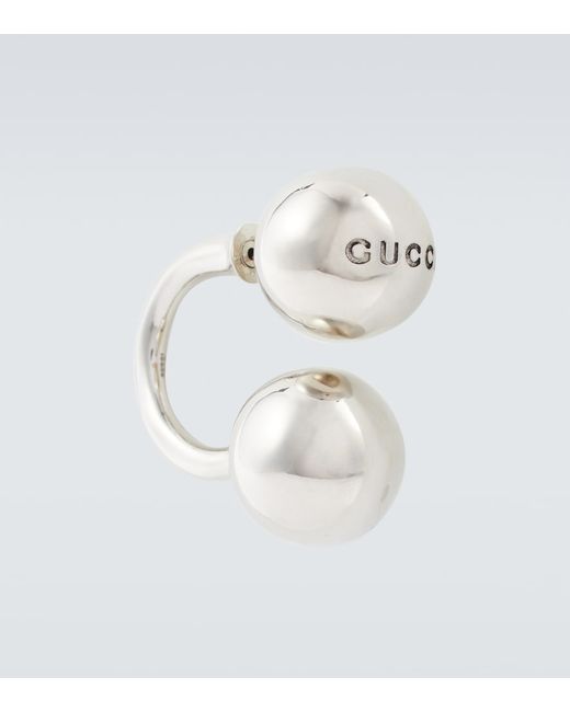 Gucci Palladium-plated brass single earring