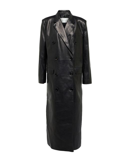 Magda Butrym Double-breasted leather coat