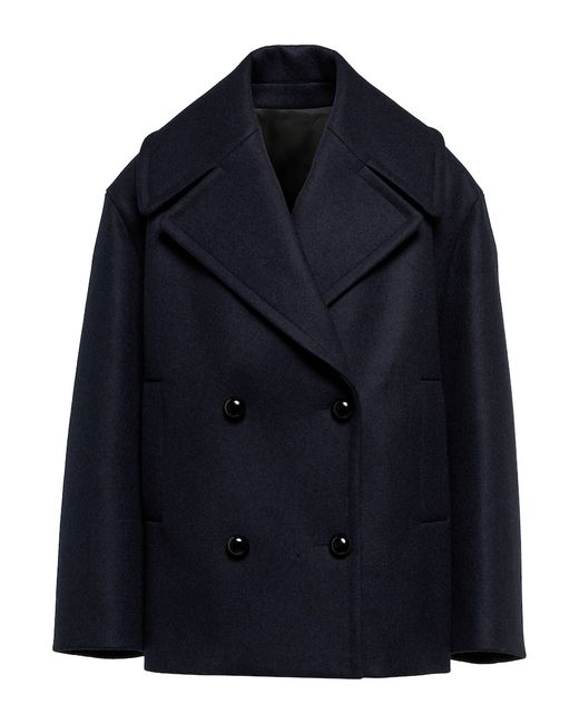 Alaïa Double-breasted wool peacoat