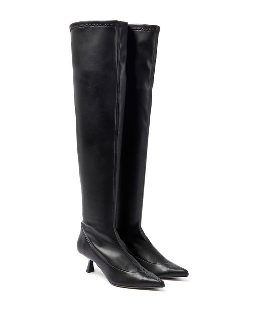 Souliers Martinez Latina faux leather over-the-knee boots