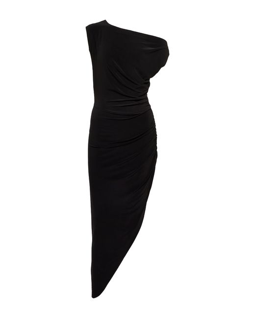Norma Kamali Off-shoulder jersey gown