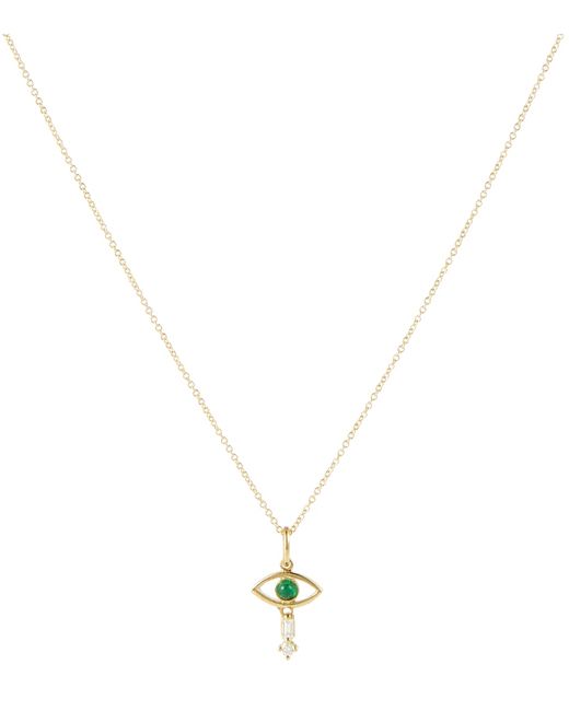 Ileana Makri 18kt gold necklace with diamonds