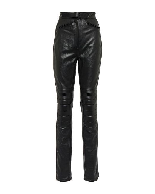David Koma High-rise leather pants
