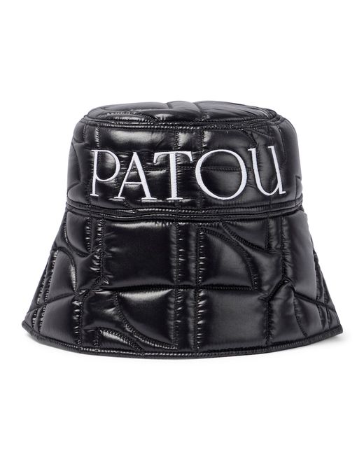 Patou Logo quilted bucket hat