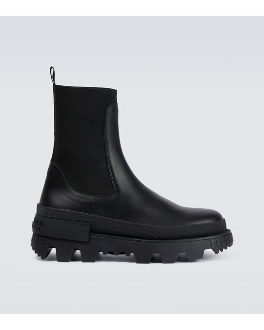 Moncler Neue leather Chelsea boots