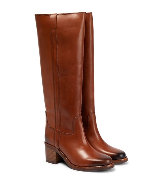 Isabel Marant Seenia leather knee-high boots