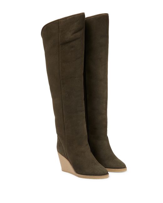 Isabel Marant Tilin suede over-the-knee boots