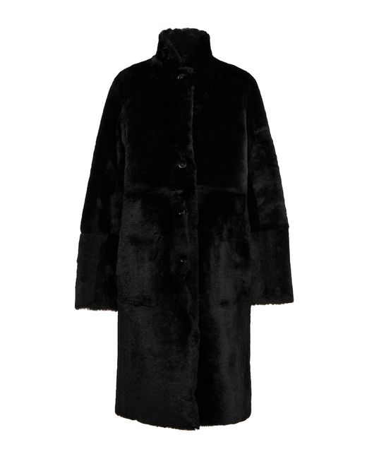 Joseph Britanny reversible leather and shearling coat