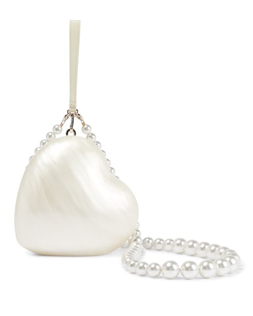 Simone Rocha Embellished faux pearl clutch
