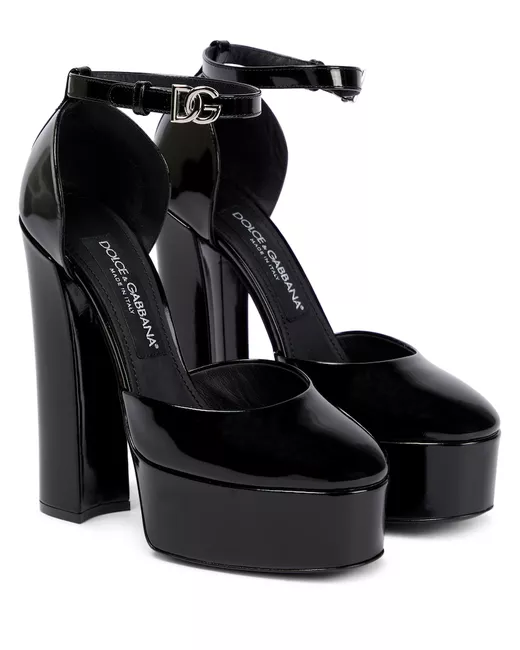 Dolce & Gabbana Patent leather platform pumps