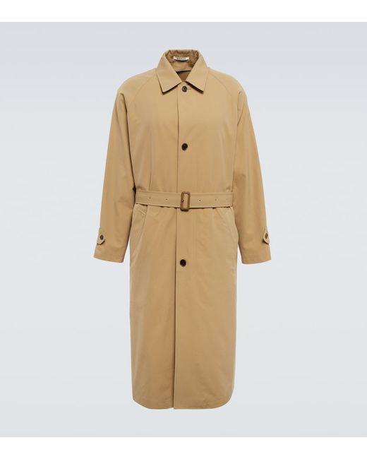 Auralee Cotton gabardine trench coat