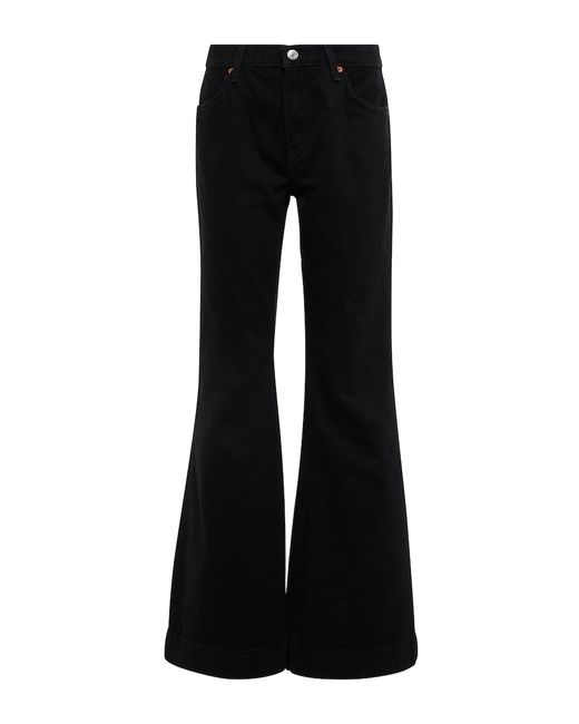Re/Done Mid-rise flared jeans