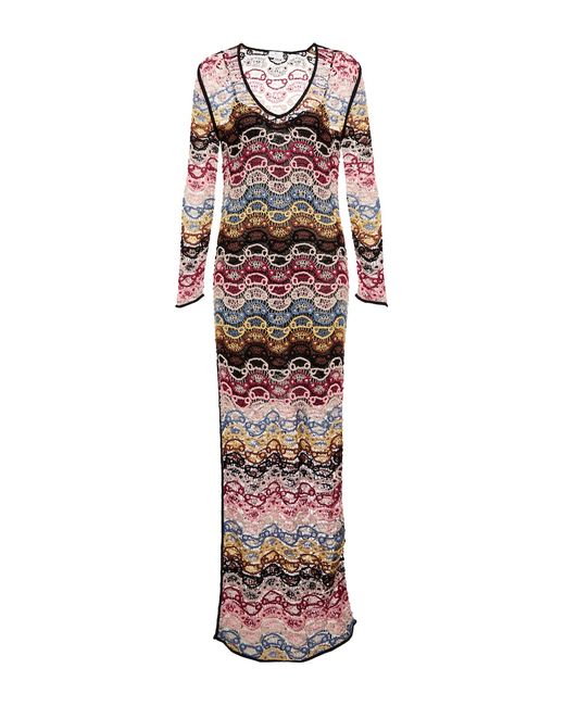 Etro Open-knit maxi dress