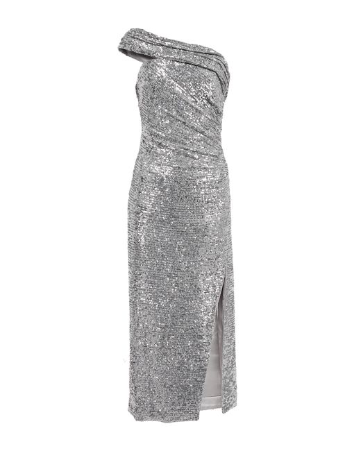 Jonathan Simkhai Embellished asymmetric midi dress