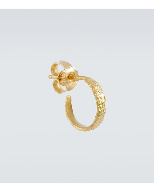 Elhanati Roxy Small 18kt gold single hoop earring