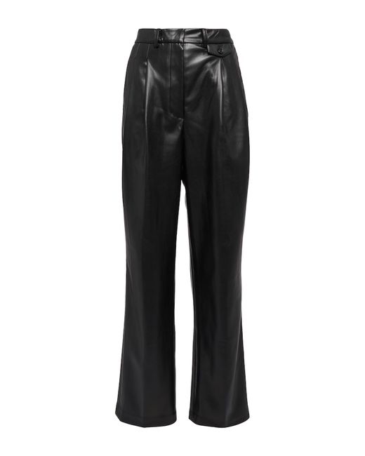 Frankie Shop Pernille straight faux leather pants