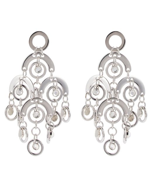 Paco Rabanne Embellished chandelier earrings