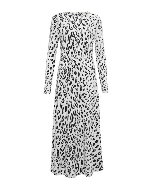 Polo Ralph Lauren Leopard-print wool-blend maxi dress