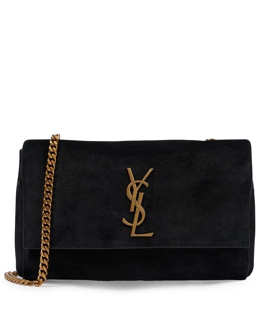 Saint Laurent Kate Small reversible suede and leather shoulder bag