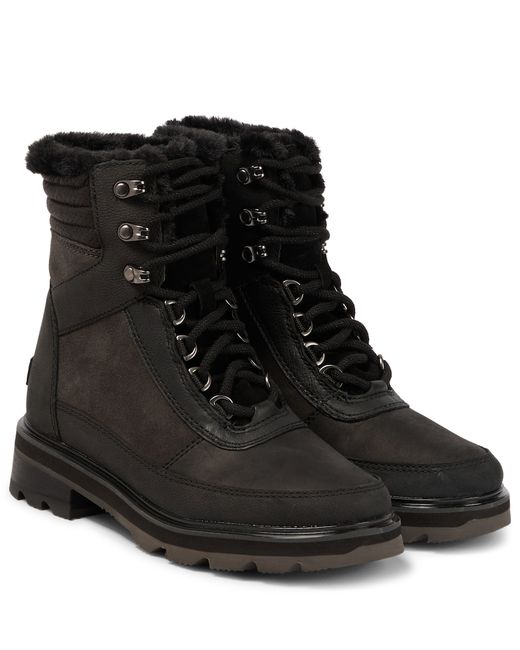 Sorel Lennox leather ankle boots