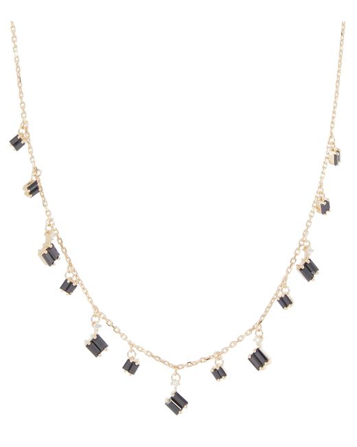 Suzanne Kalan Cascade 18kt gold necklace with sapphires and diamonds