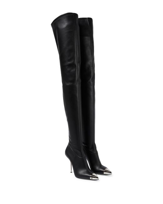 David Koma Over-the-knee leather boots