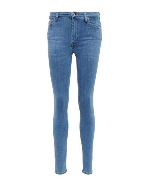 7 For All Mankind Aubrey high-rise skinny jeans