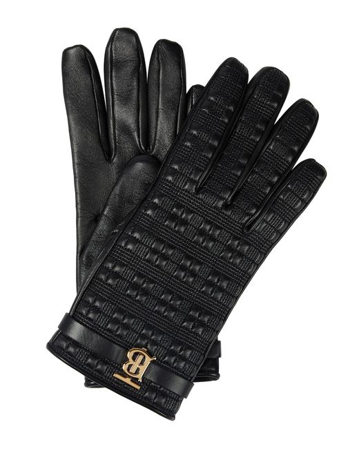 Burberry Quilted leather gloves