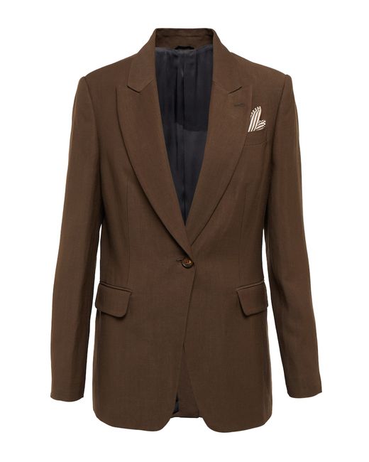Brunello Cucinelli Straight-fit blazer