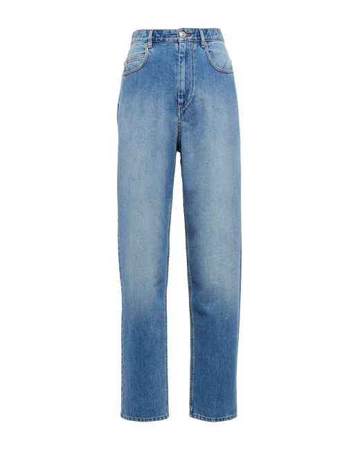 Isabel Marant Etoile Corsy high-rise tapered jeans