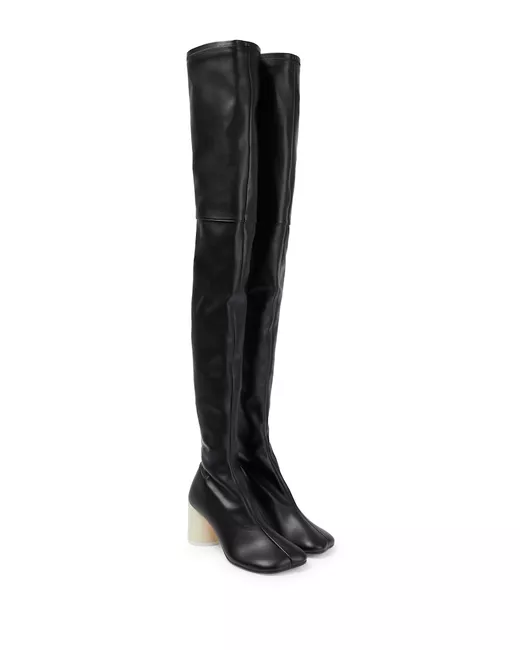 Mm6 Maison Margiela Faux leather over-the-knee boots