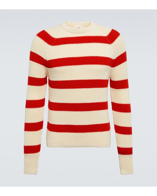AMI Alexandre Mattiussi Striped sweater