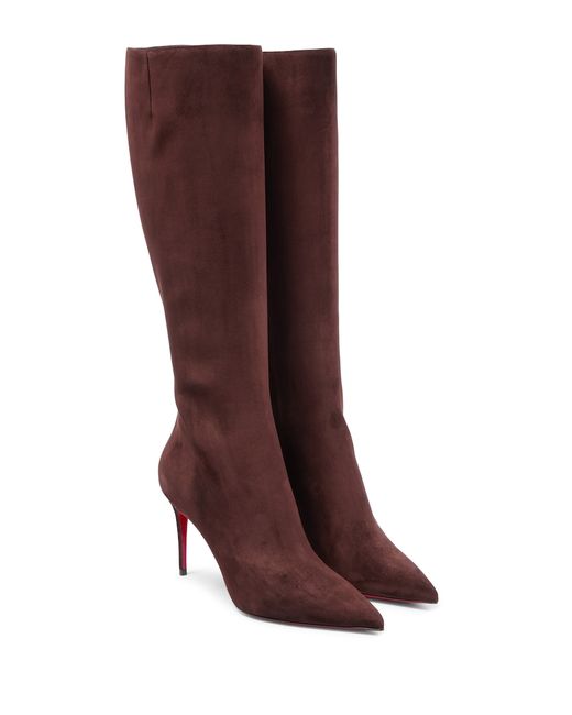Christian Louboutin Kate Botta 85 knee-high suede boots