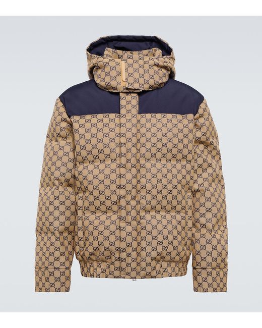 Gucci GG canvas down jacket