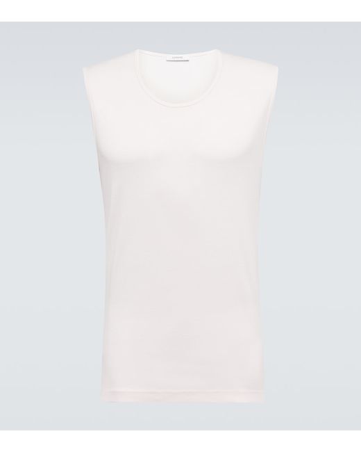 Lemaire Cotton jersey tank top