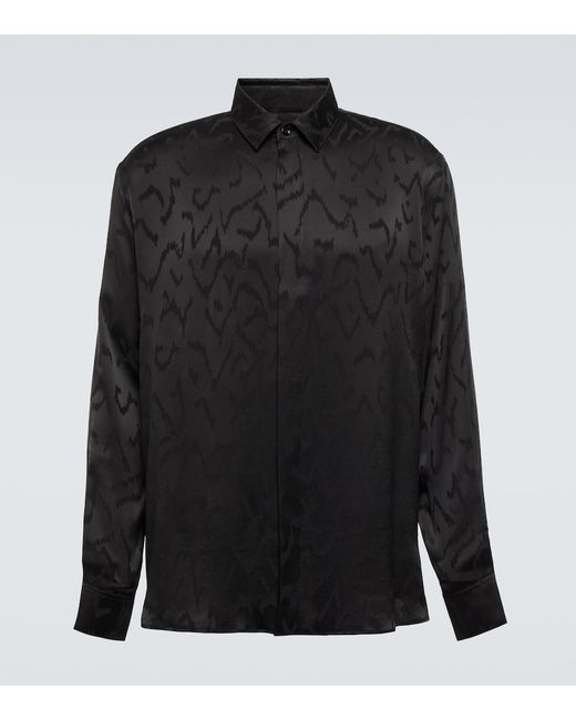 Saint Laurent Jacquard silk shirt
