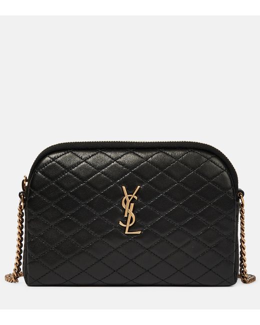 Saint Laurent Gaby Small leather clutch