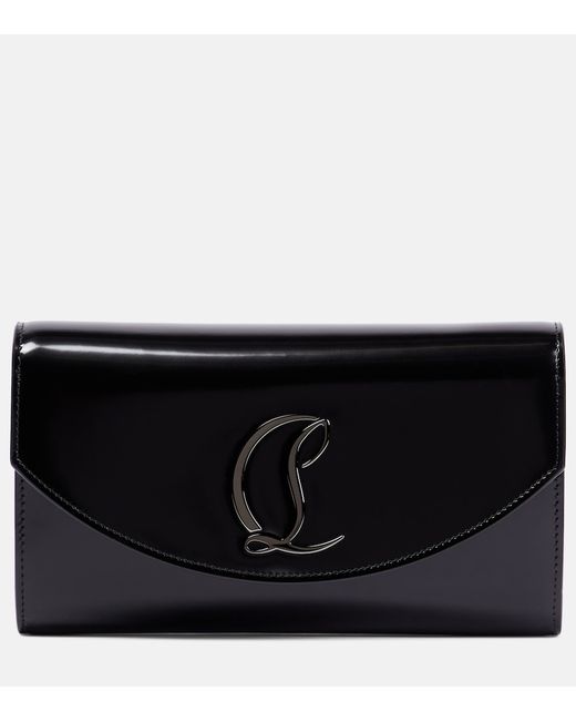 Christian Louboutin Loubi54 leather wallet on chain
