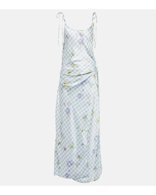 Acne Studios Printed slip dress