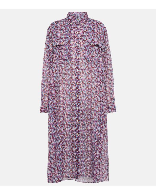 Marant Etoile Eliane floral-print cotton midi dress