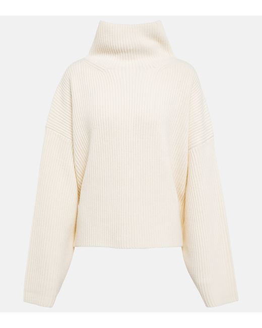 Totême Ribbed-knit wool-blend sweater