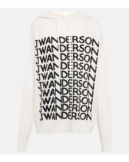 J.W.Anderson Logo wool hoodie