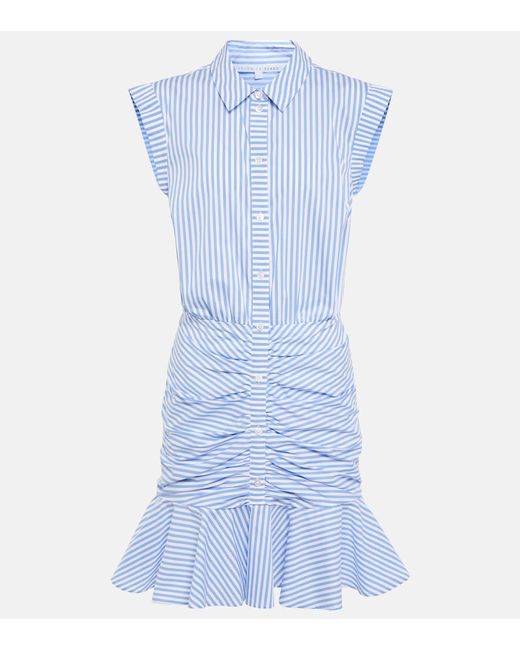 Veronica Beard Cotton striped shirt dress