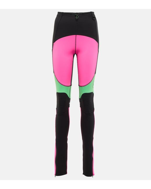 Adidas by Stella McCartney TrueNature colorblocked leggings