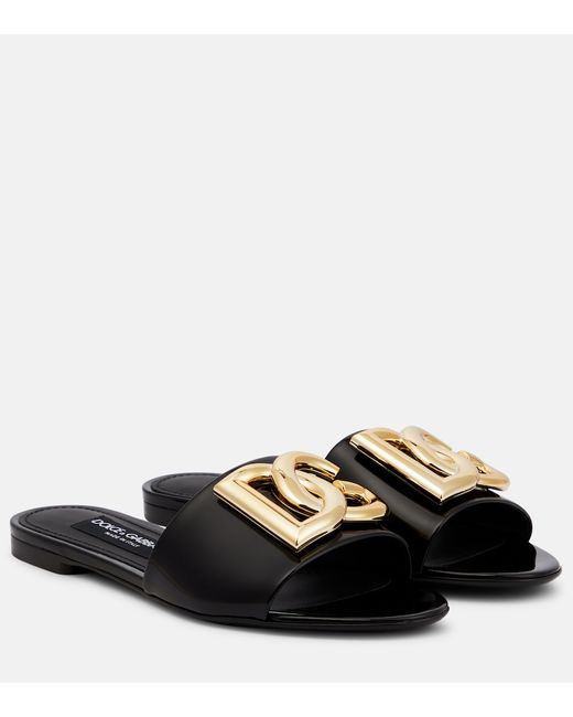 Dolce & Gabbana DG leather sandals