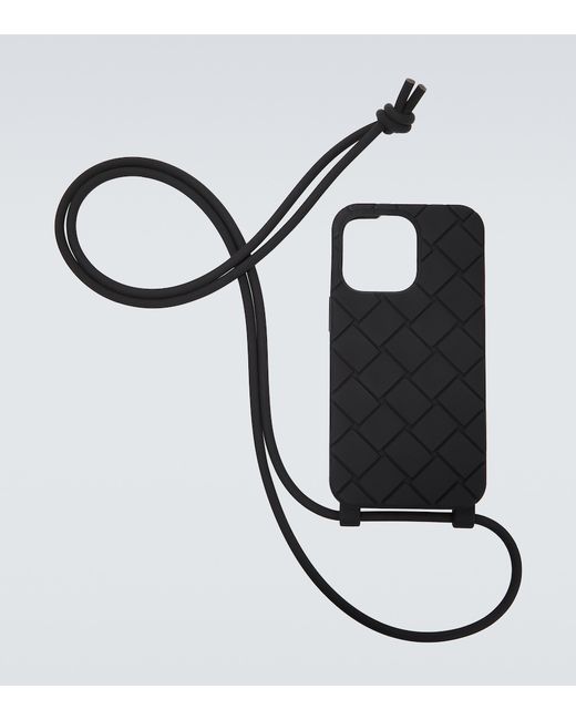 Bottega Veneta iPhone 13 Pro phone case on strap