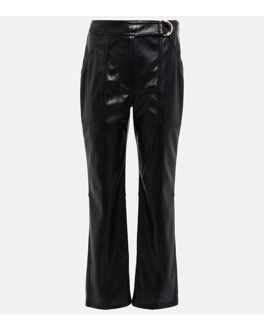Jonathan Simkhai Baxter high-rise faux leather pants