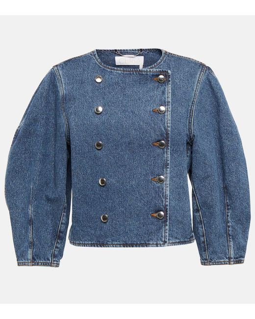 Chloé Double-breasted denim jacket