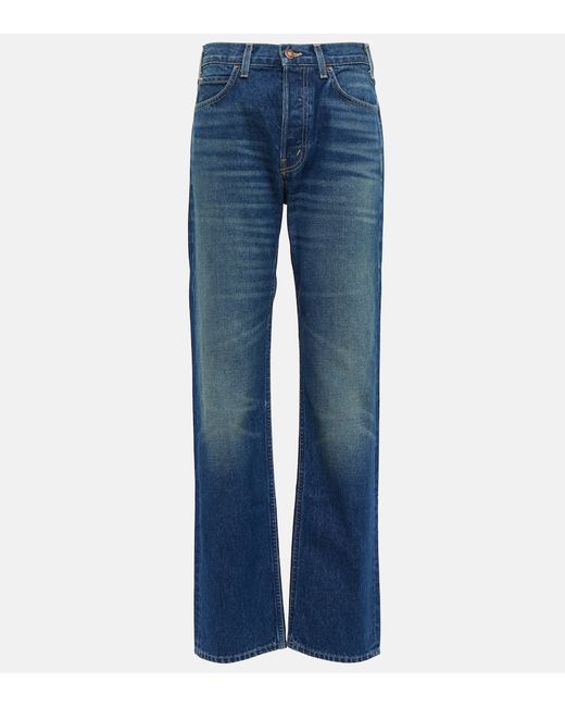 Nili Lotan Smith mid-rise straight jeans