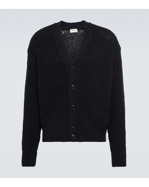 Lemaire Cotton ribbed-knit cardigan